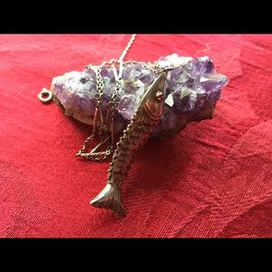 Rubies sterling silver necklace